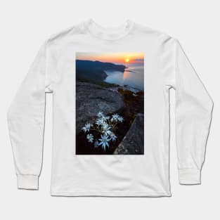 Flannel Flower Sunrise Long Sleeve T-Shirt